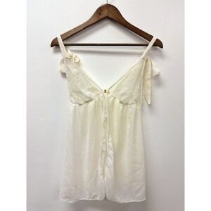 BlueBella Lace Chiffon Nighty Ivory L
